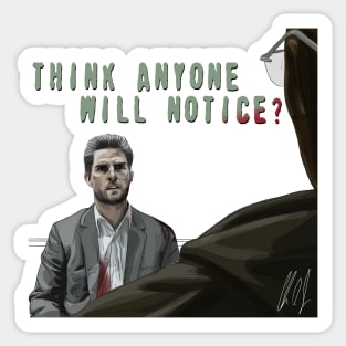 Collateral: Vincent on a Train Sticker